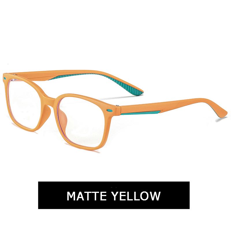 Maxjuli Youth Blue Light Blocking Glasses For Boys Girls Square Rivets  Flexible Rubber Optical Frame Eyewear Uv 6604