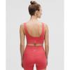 Lululemon Align  V Neck BrA  Light Support  A B Cup Desert Red