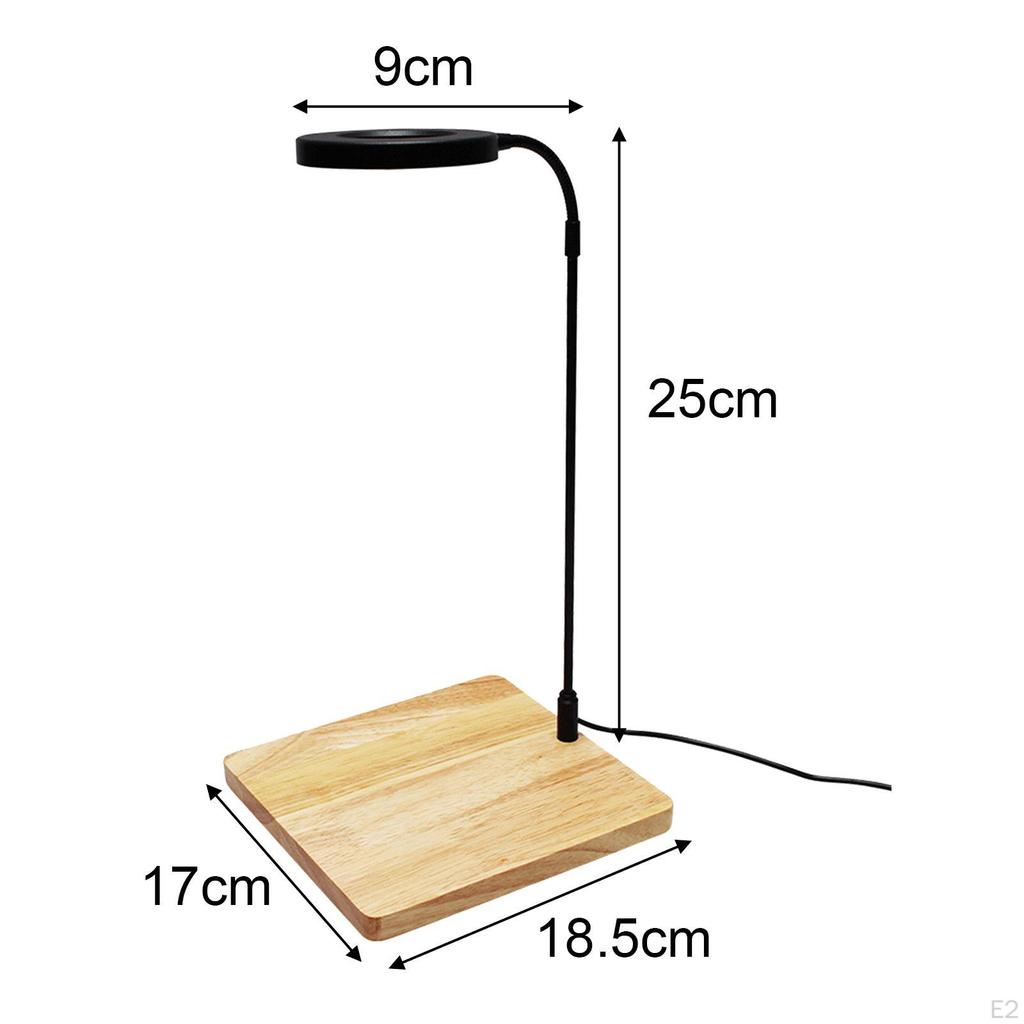 Aquarium Light Plant with Stand Fish Tank Board for Potted Plants