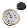 Quartz Clock Insert Movement 65MM Diameter with Roman Numerals Suitable for Clock Repair and DIY Clocks Includes Fixing Ring