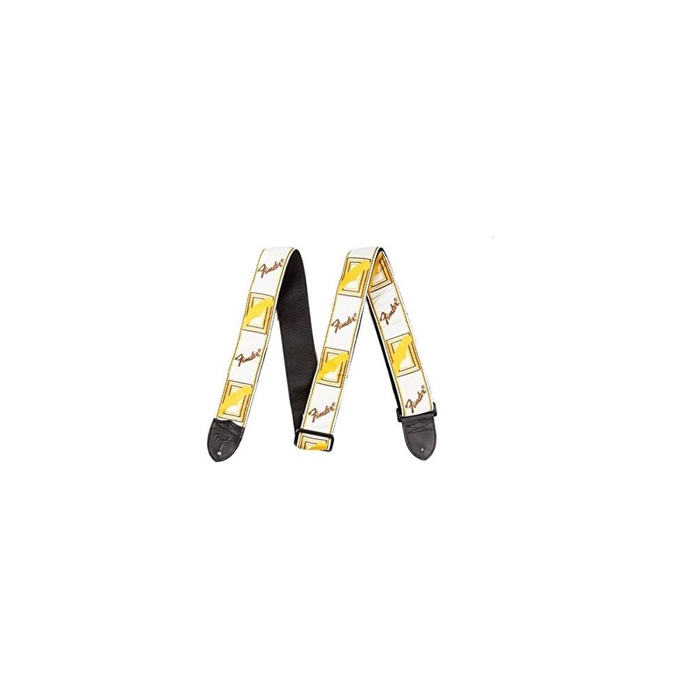 Fender Guitar Strap WHITE/BROWN/YELLOW MONO STRAP [Parallel Import]