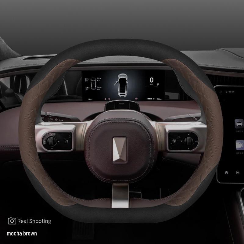 Ultra-Thin Winter Steering Wheel Cover for 2023 Avatr 11 - Interior Modification