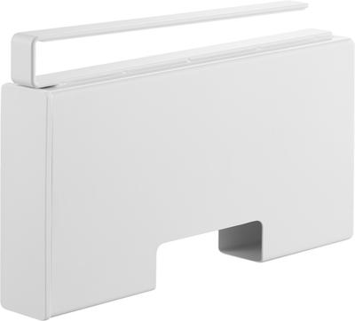 Yamazaki Turm Plastiktüten-Aufbewahrung x x Schwebend Einfaches Modell 10248 Unter-Schrank-Halter, Schlank, Klein, Weiß, B3,6 T20,5 H14,8cm, Aufbewahrung, Zugriff,