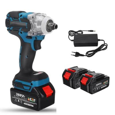 Llave de Impacto Inalámbrica Profesional, Sin Escobillas, Inalámbrica, 1/2 Pulgada, 18 V, Incluye Dos Baterías