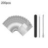 100/200Pcs Nail Polish Remover Foil Wrap Kit Soak Off Gel Remover with Cotton Pad Home Salon Nail Polish Removal Tools Kit