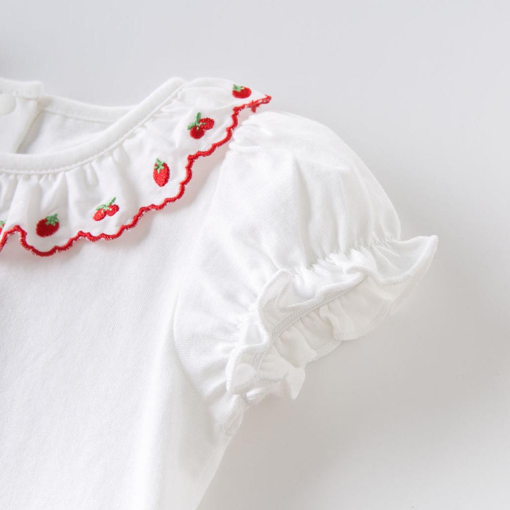 Children's Short Sleeved Girls' T-shirt Thin Summer Half Sleeved Top