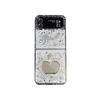 Transparent Phone Case For Samsung Zfold6 Folding Screen Zflip5 Clamshell Galaxy Love Cat Claw Mirror