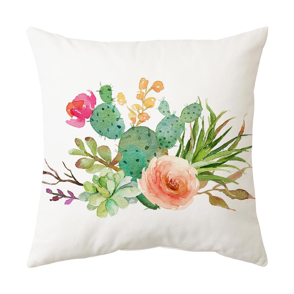 New Pineapple Cactus Yellow Pillow Geometric Pillow Cover Pillow Car Cushion Sofa Pillow Cover