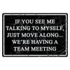 No Soliciting Funny Metal Sign for House Office Shop Decor Please Do Not Knock Or Ring Doorbell Warning Sign Halloween Decor