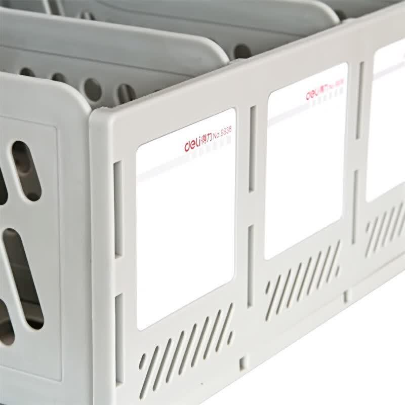 Deli 9838 5-Tier Desktop File Organizer