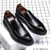 Men'S Business Dress Leather Shoes Men'S Shoes British Foot Shoes One Piece 9715-G