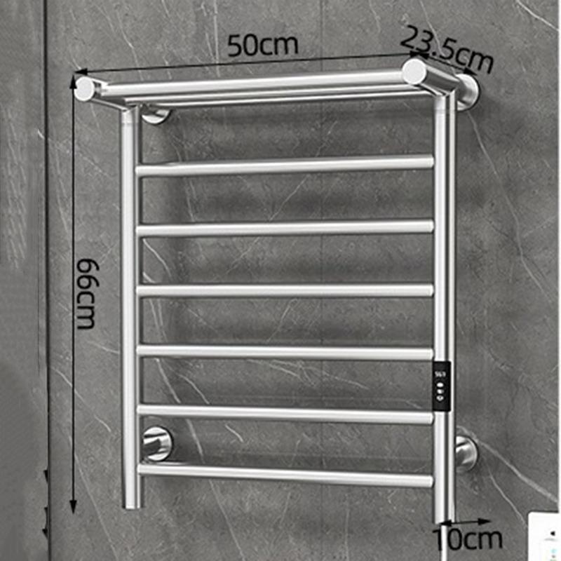 Electric Heated Towel Rail Smart Bathroom Towel Rack Stainless Steel Wall Thermal Towels Storage Racks Aesthetic Towels Heater
