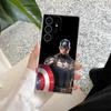 Marvel Captain America Shield Transparent Case For Samsung Galaxy S26 S25 Ultra S24 S22 S26 Plus S20 S23 S21 S25 FE Clear Cover
