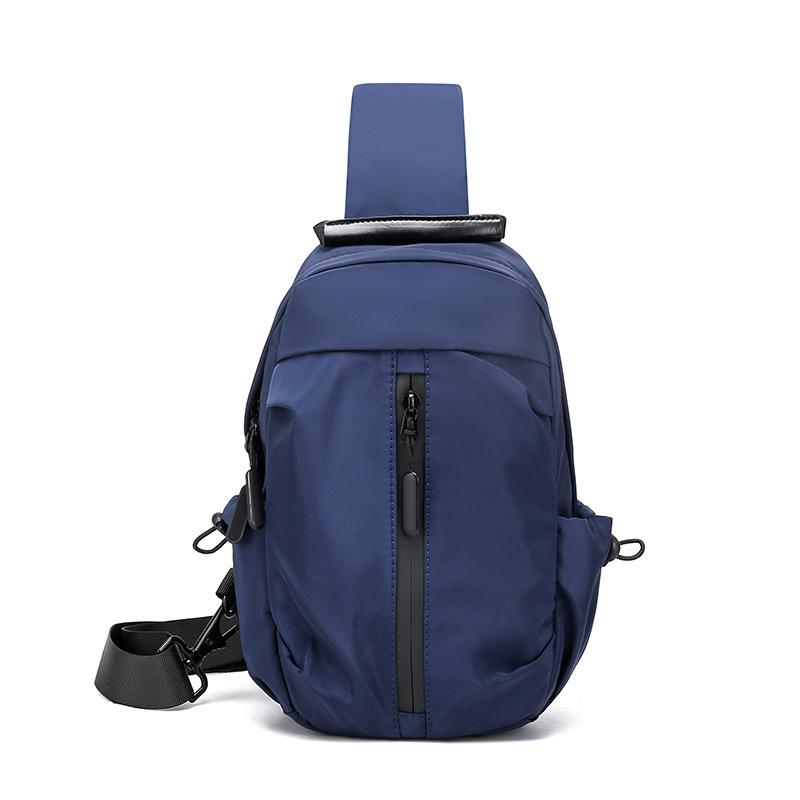 New simple and lightweight messenger bag men's outdoor leisure men's sports breast bag large-capacity student shoulder bag
