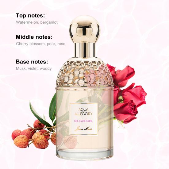 100ml Toilette Spray Refreshing Long Lasting Safe Flower and Water Language Women Perfume for Ankle Joint