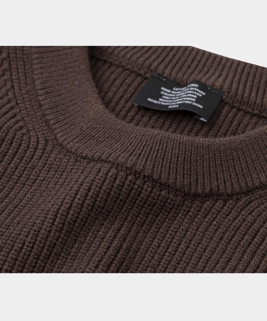 LETTERCOMO Essential Hazzi Round Knit Brown
