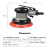 Pneumatischer Schleifer, pneumatischer Polierer, Luftschleifer, 5 Zoll Air Palm Exzenterschleifer, Schleifmaschine