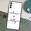 PERSONALISIERTE NAMEN CUSTOM HOCHZEIT Hülle Für Samsung Galaxy S23 S22 Ultra S20 S21 FE S8 S9 S10 Plus Note 10 20 Ultra Rückseite