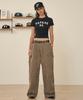 TAKEASY Damaged Painted Carpenter Pants (Deep Olive)