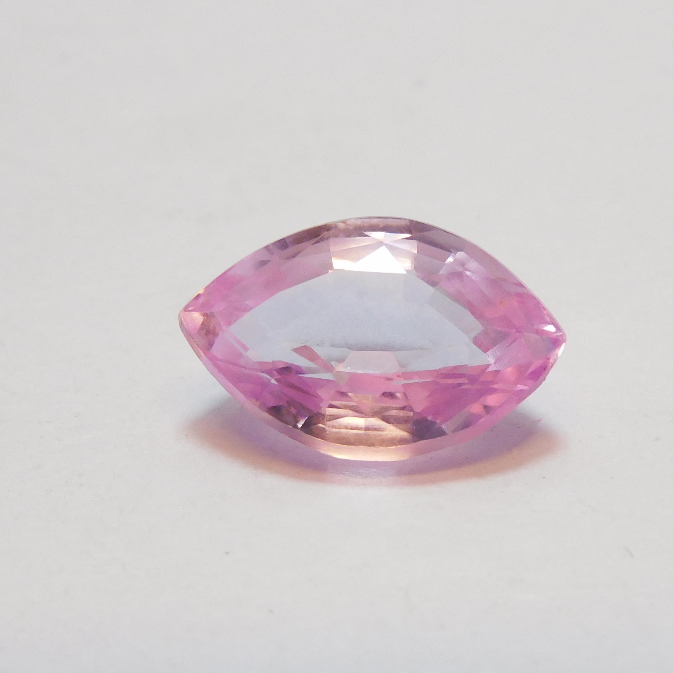 

CERTIFIED Natural Sapphire Loose Gemstone 7.35 Ct Pink Marquise Cut Earring Size p-2739-h 14.3 mm Approx. рожевий