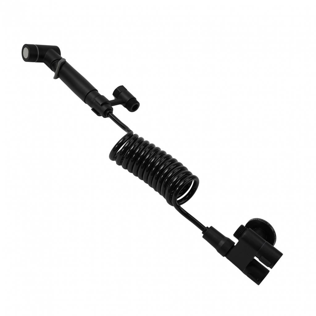 Hygienic Shower Spray Kit For Toilet Bidet With Double Outlet Angle Valve