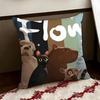 Cartoon movie FFlow Cushion Cover Reversible Soft Durable Pillow Cover Home  Car MultiScene Use for Daily Comfort