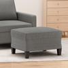 349328 vidaXL Footrest Dark Grey 60x50x41 Cm Fabric