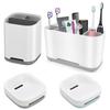 1PC Shelf Organizer Large Capacity Electric Toothbrush Holder Bathroom Countertop Organizer Multifunction Storage Shower Caddy