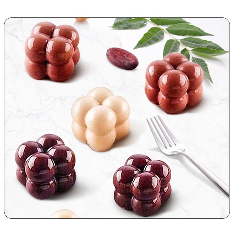 Formă de silicon pentru copt, formă pentru tort mousse, formă 3D pentru desert, formă pentru decorarea tortului, ustensile de copt pentru bucătărie