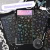 Retro laser stickers, creative hot silver colorful stickers, DIY account decoration materials, butterfly flower stickers
