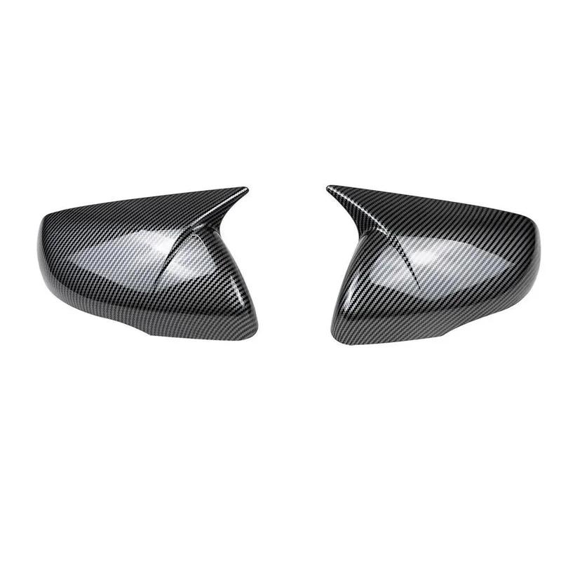 Fit For Ford Edge 2015 2016 2017 2018 - Car Sticker Rearview Side Mirror Cover Wing Cap Rear View Case Trim Carbon Fiber