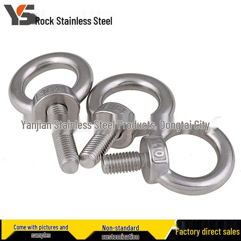 Stainless Steel 304 Lifting Eye Bolt, M6-M24