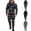 Men's Tracksuit Sport Hoodies Pants Two Piece Set Outdoor Sports Suit Casual Jogging Suit Sweatshirts