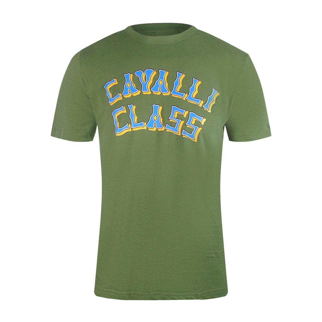 Cavalli Class Mens Layered Logo T-Shirt