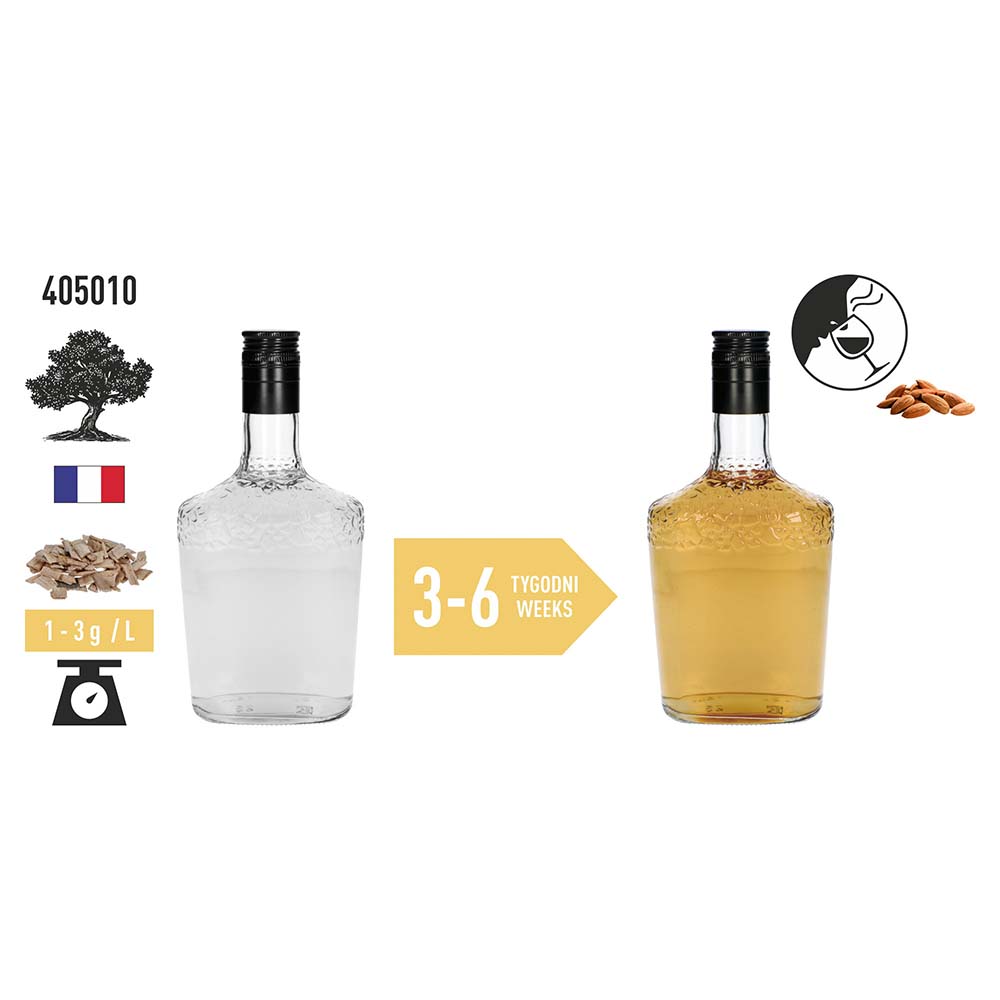 Wiórki dębowe naturalne (nieopiekane) 20g