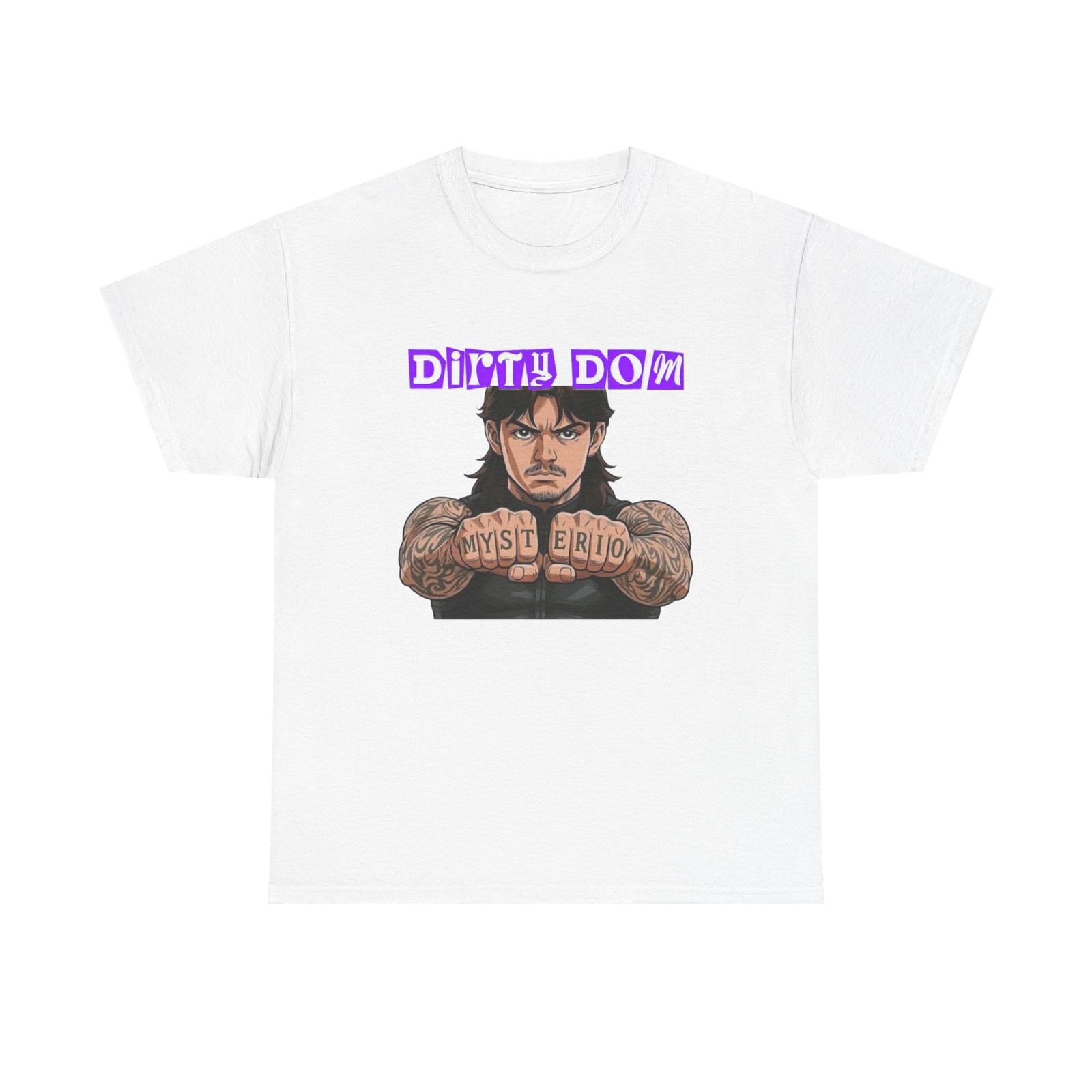Dirty Dom Tee, Trendy T-Shirt Mens Womens Tees Top, Casual Wear, Dominique Mysterio Pro Wrestling Tee S