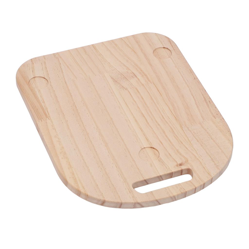 Countertop Appliance Rolling Tray Solid Wood Ergonomic Design Coffee Pot Slider Tray for Kitchen