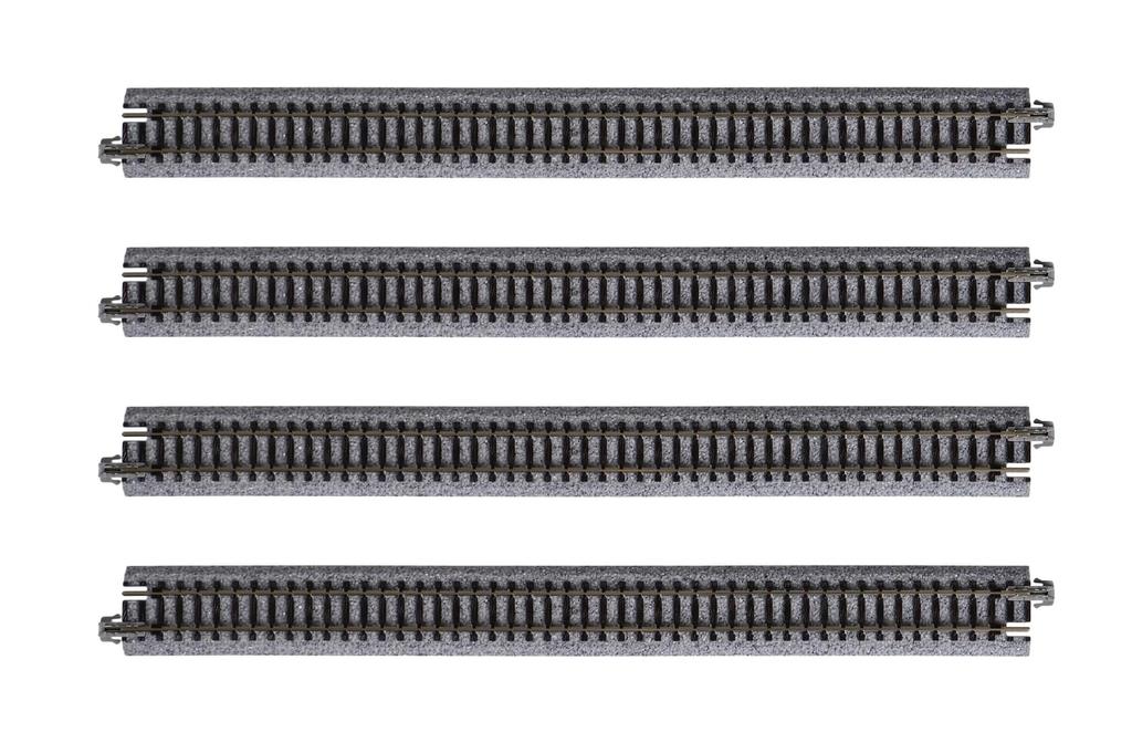 KATO N Gauge Straight Set of Model Railroad Supplies Track, 248mm, 4, 20-000,