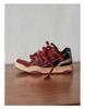 Sofa & Cat / Guochao Dreadlocks Wine Red Unisex Casual Low-Top Sneakers