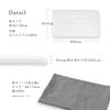 [Recommended by Judo Therapists] Wawalag Relax Ultra-Thin Pillow, Low Height, Neck Pain Relief, Adjustable Height, Pillow Cover (Gray)