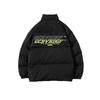 Guochao Unisex Amerikanischer Stil Dicke Warme Daunenjacke - Herbst Winter Buchstabenprint Baumwollmantel