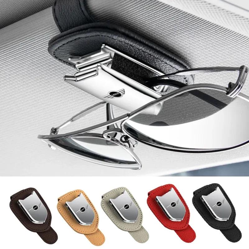 Car Glasses Clip Sun Visor Sunglasses Holder Storage Clip For MINI Cooper JCW Countryman Clubman Cabrio Paceman Coupe Roadster