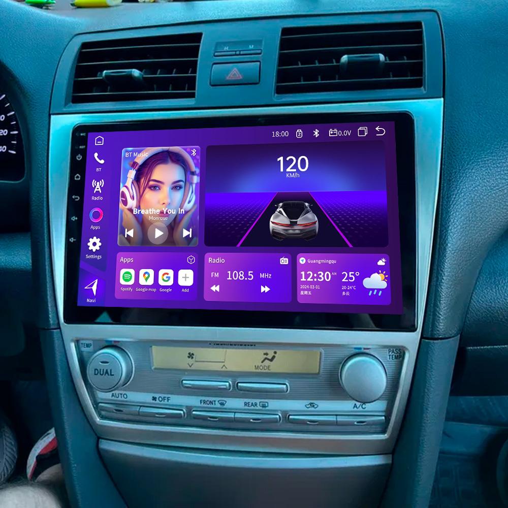 For TOYOTA Camry 2006-2011 (V40) Navigation GPS Android Car Radio  Multimedia Player Stereo wifi+4G Carplay auto video