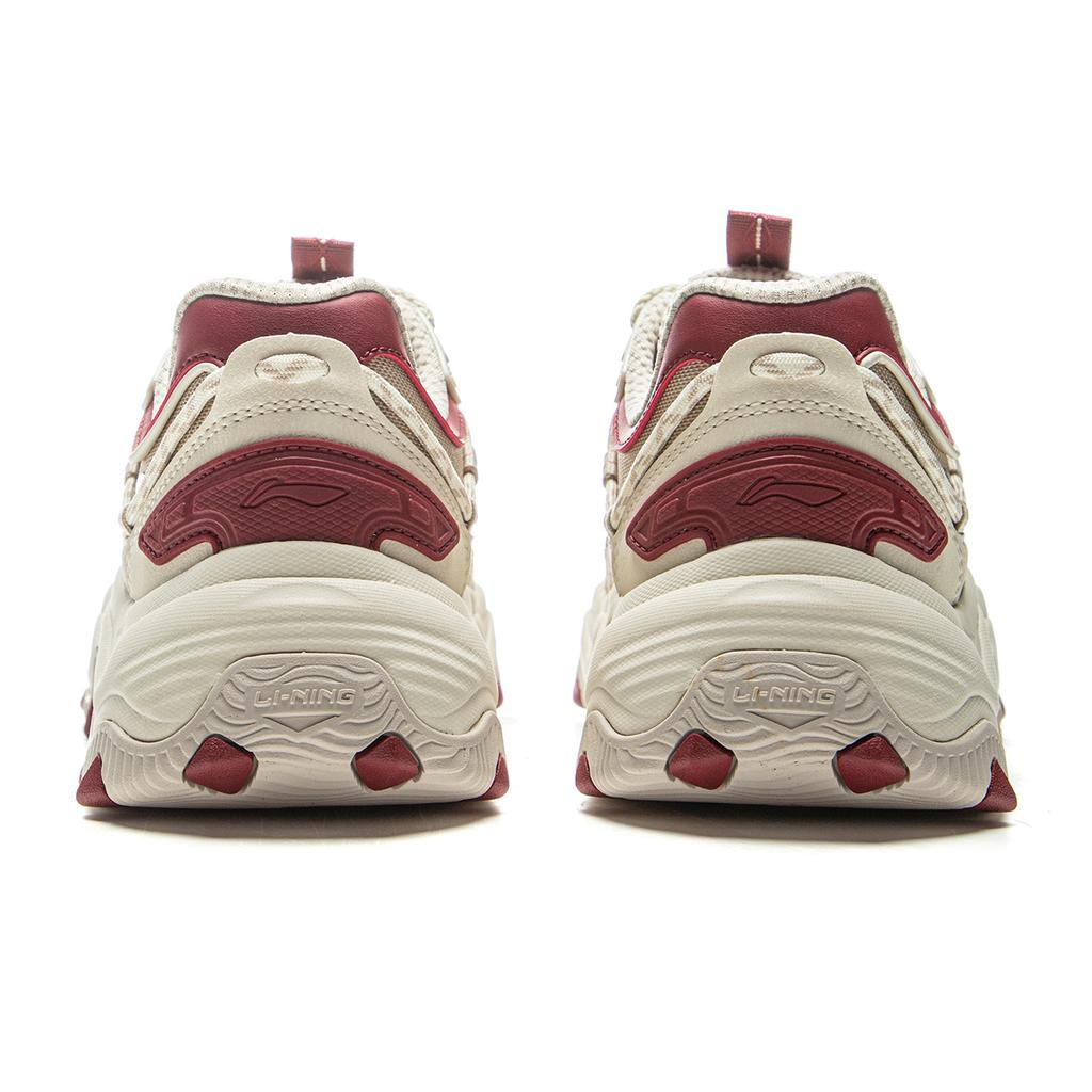 New LiNing Cat's Claw Lite 2 Anti Slip Wear Resistant Low Top Chunky Sneakers Women's Beige AGCV030-4