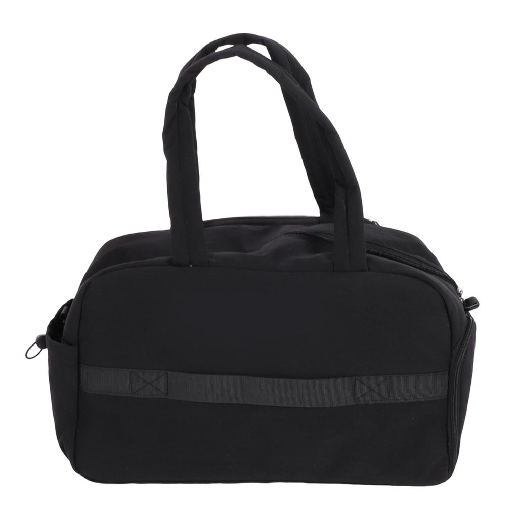 Tennis Bag with Shoe Compartment Shoulder Strap 42L Large Capacity Waterproofing Badminton Bag Handbag for Gym Black