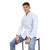 Peter Werth Mens Pinstripe Regular Long-Sleeved Shirt
