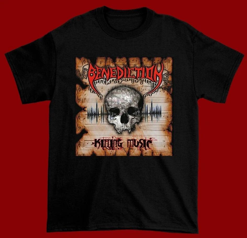 

BENEDICTION - Killing Music Short Sleeve Black All Size T-shirt 4XL