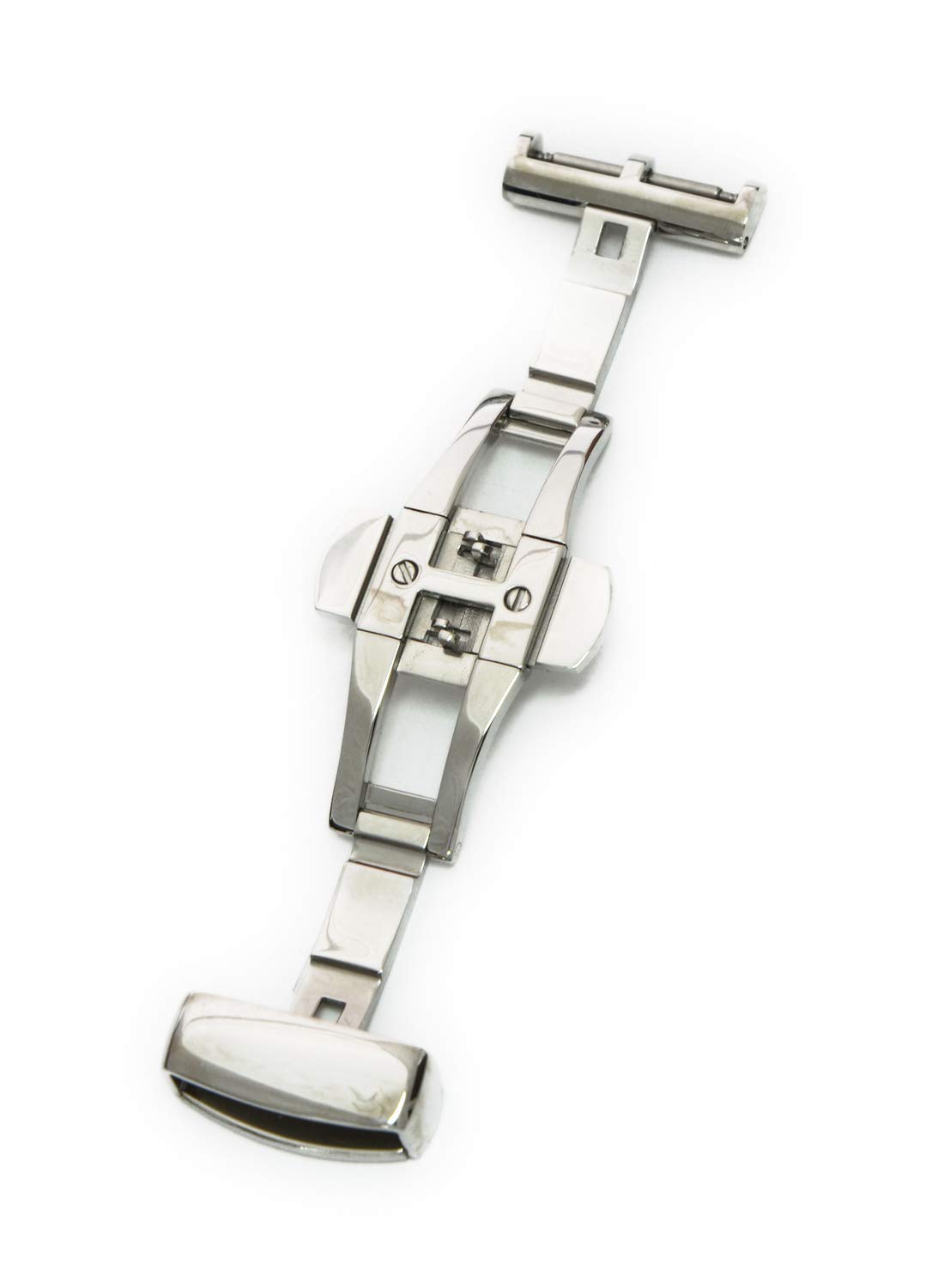 

CASSIS Watch Strap D-Buckle PBF D-BUCKLE2 Two Mirror 18mm Silver with Replacement Tool CASSM2018