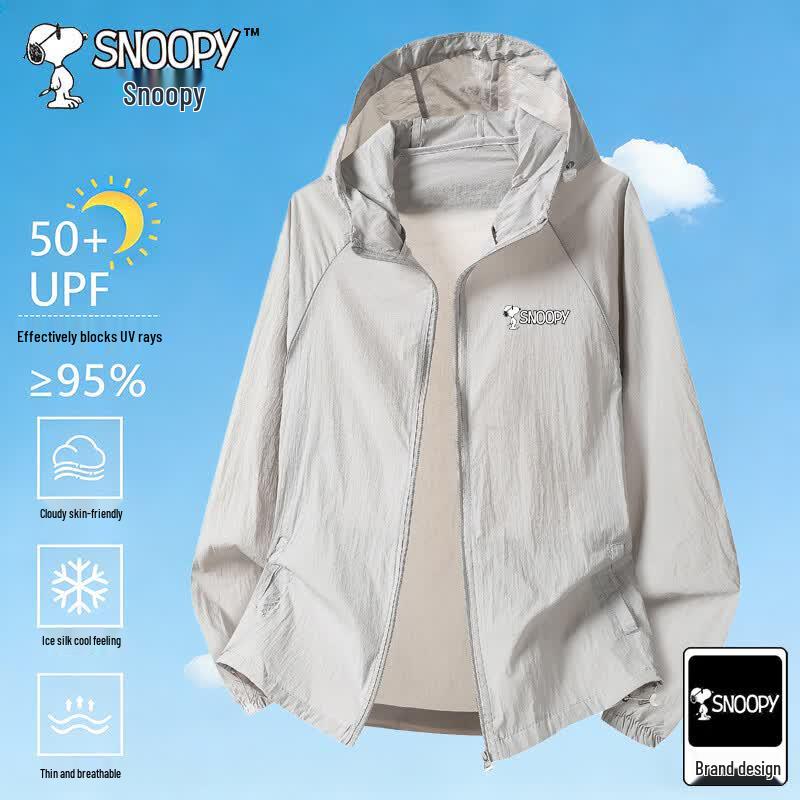 Snoopy Men s UPF50+ Long-Sleeve Sun Protection Jacket 3XL