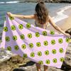 cute funny face t-tamagotchi kuchipatchi mametchi soft Dry Beach Towels Trip Towel swim Summer Holiday bathing Pool Camp Gift